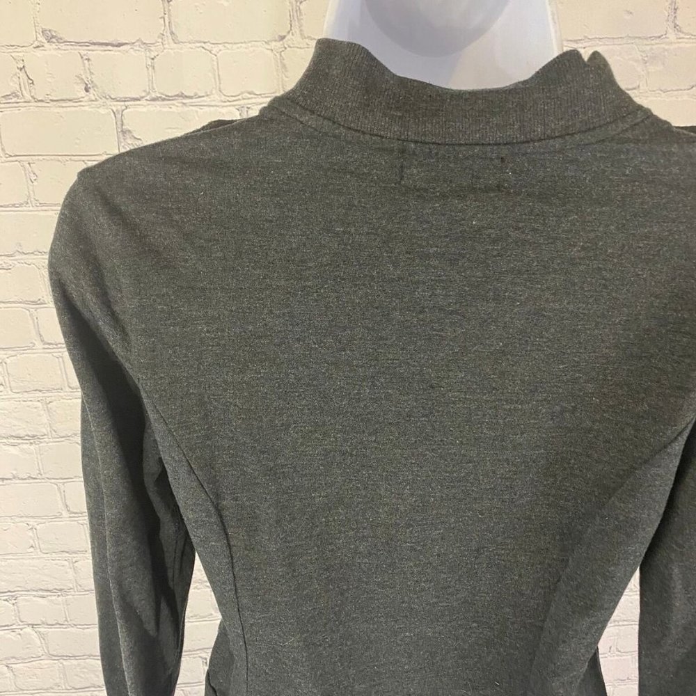 POL Gray Double Breasted Button Full Zip Jacket - Picture 7 of 8